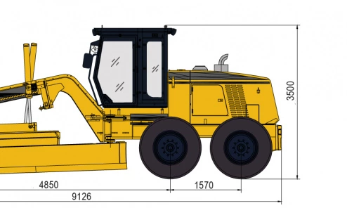 Автогрейдер CDM1185 (средний отвал)